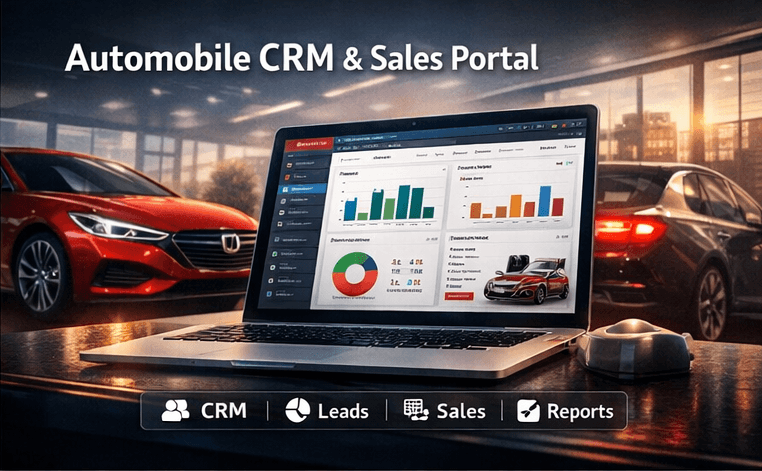 Automobile CRM & Sales Management Portal project image