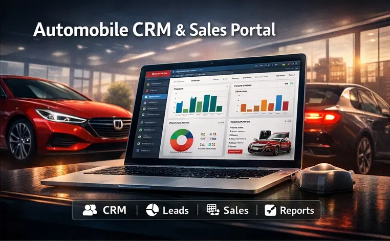 Automobile CRM & Sales Management Portal project image