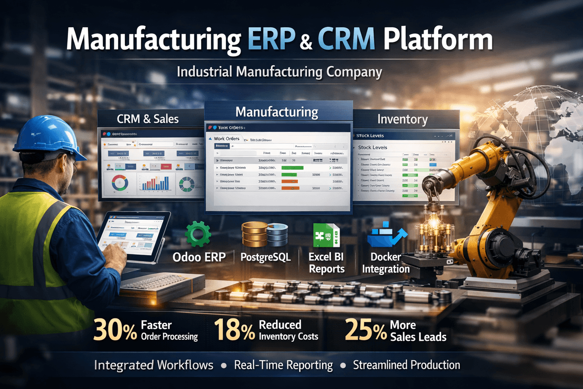 Manufacturing ERP & CRM Platform project image
